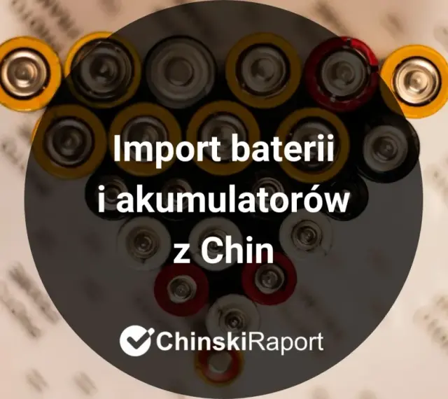 Cło na akumulatory z Chin. Widok z góry na baterie AA i AAA ułożone w okrąg.